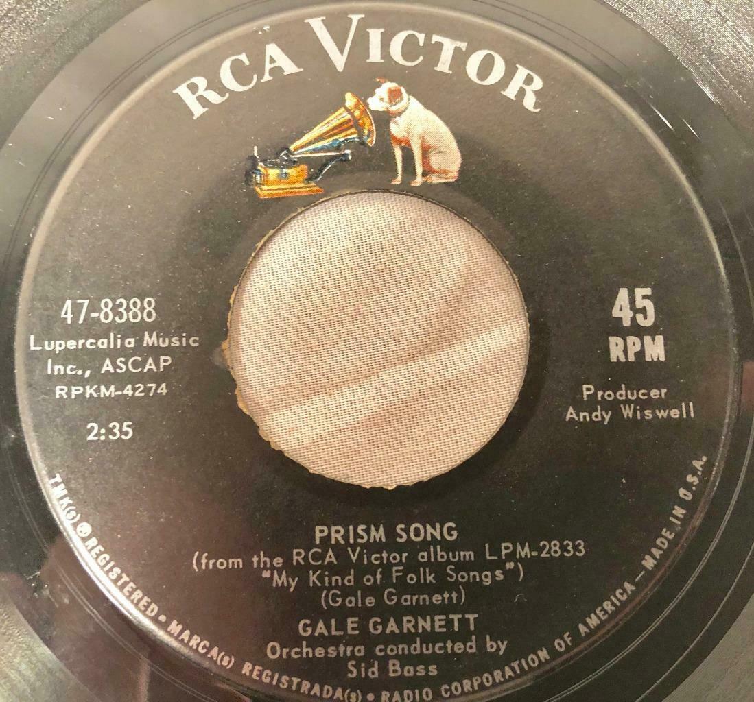 1964 45 RPM GALE GARNETT WE'LL SING IN THE SUNSHINE RCA VICTOR RECORDS ...