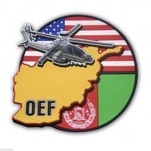 AFGHANISTAN OEF OPERATION ENDURING FREEDOM  APACHE HELICOPTER  FRIDGE MA... - $18.99