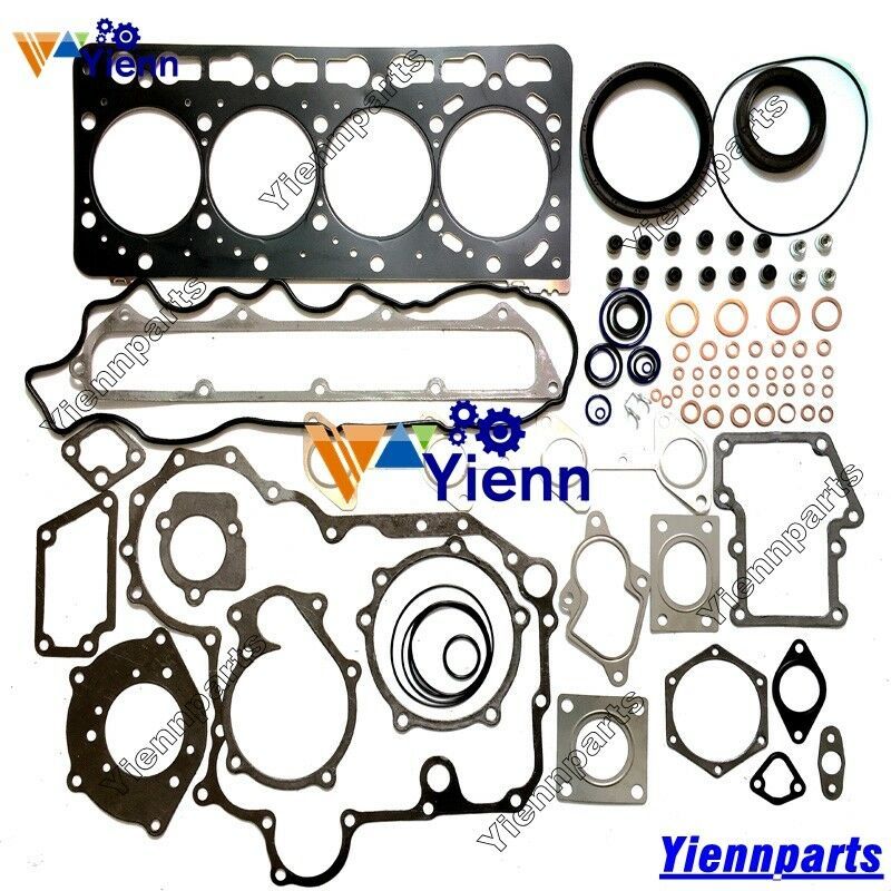 V3800 V3800DIT Overhaul Rebuild Kit For Kubota Engine M105S Tractor
