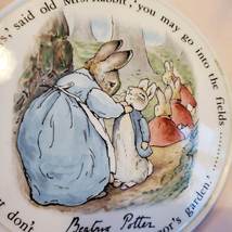 Peter Rabbit Plaque, Vintage Wedgwood Beatrix Potter ceramic, Nursery decor image 2