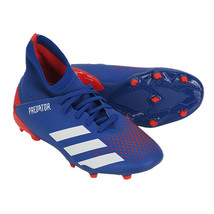 Adidas Jr. Predator 20.3 FG Football Shoes Youth Soccer Cleats Blue/Red EG0953 - $69.99