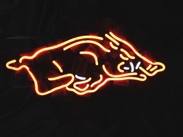 New NCAA Arkansas Razorbacks Football Bar Neon Light Sign 18"x16" [High Quality] - $139.00