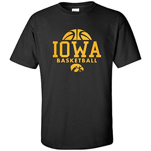 Iowa Hawkeyes Basketball Hype Mens T-Shirt - Large - Black - Fashion