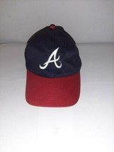 Atlanta Braves MLB Adjustable Strap Back Blue Red Cap Hat - $12.99