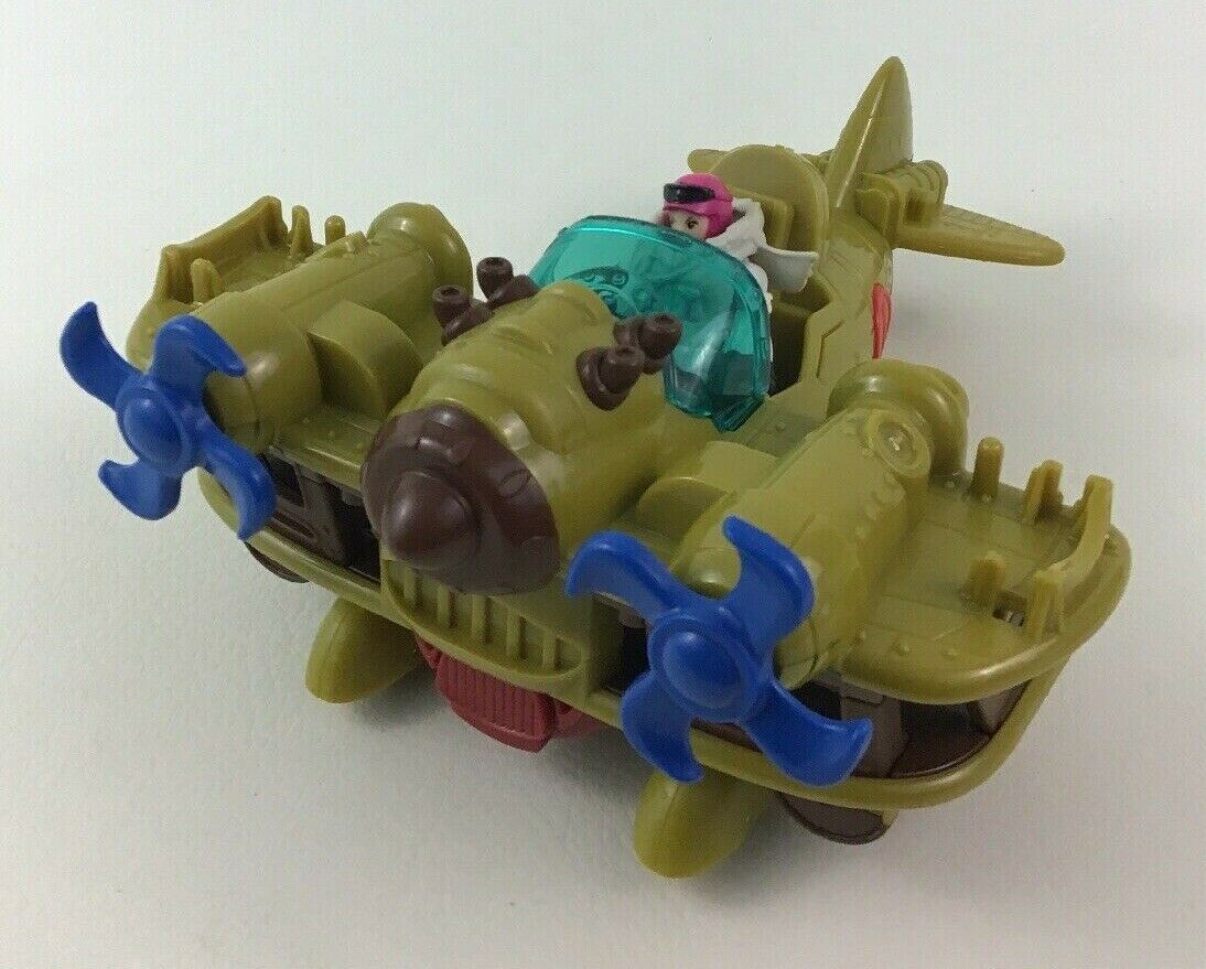 Imaginext Biplane Bomber Plane with Pilot Figure Fisher Price 2016
