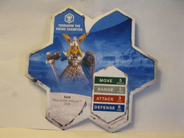 2004 HeroScape Rise of the Valkyrie Board Game Piece: Thorgrim Army Card - $1.50
