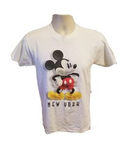 Walt Disney World Mickey Mouse New York Adult Small White TShirt - $19.80