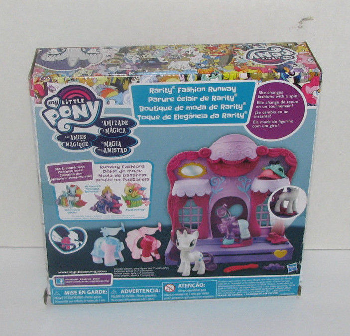 my little pony friendship is magic rarity fashion runway playset