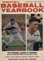 ORIGINAL Vintage 1967 True Baseball Yearbook Magazine Willie Mays Al Kaline