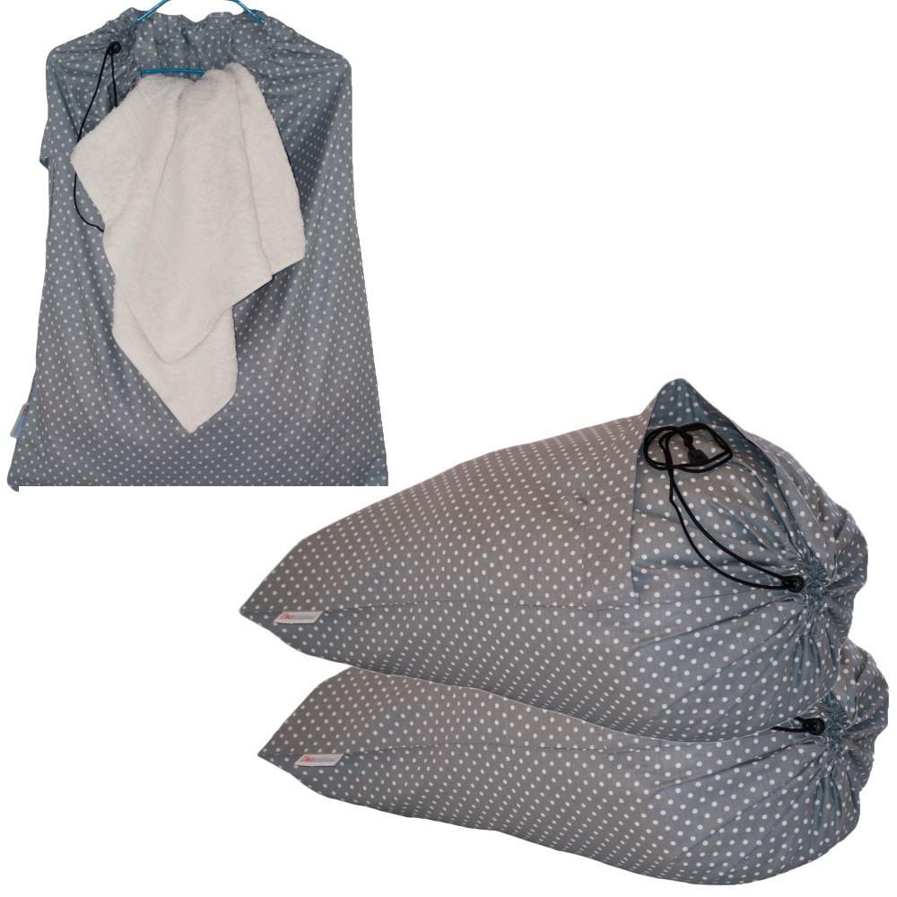 Extra Large Laundry Bag Cotton Drawstring Washing Basket 2 Pack Wash