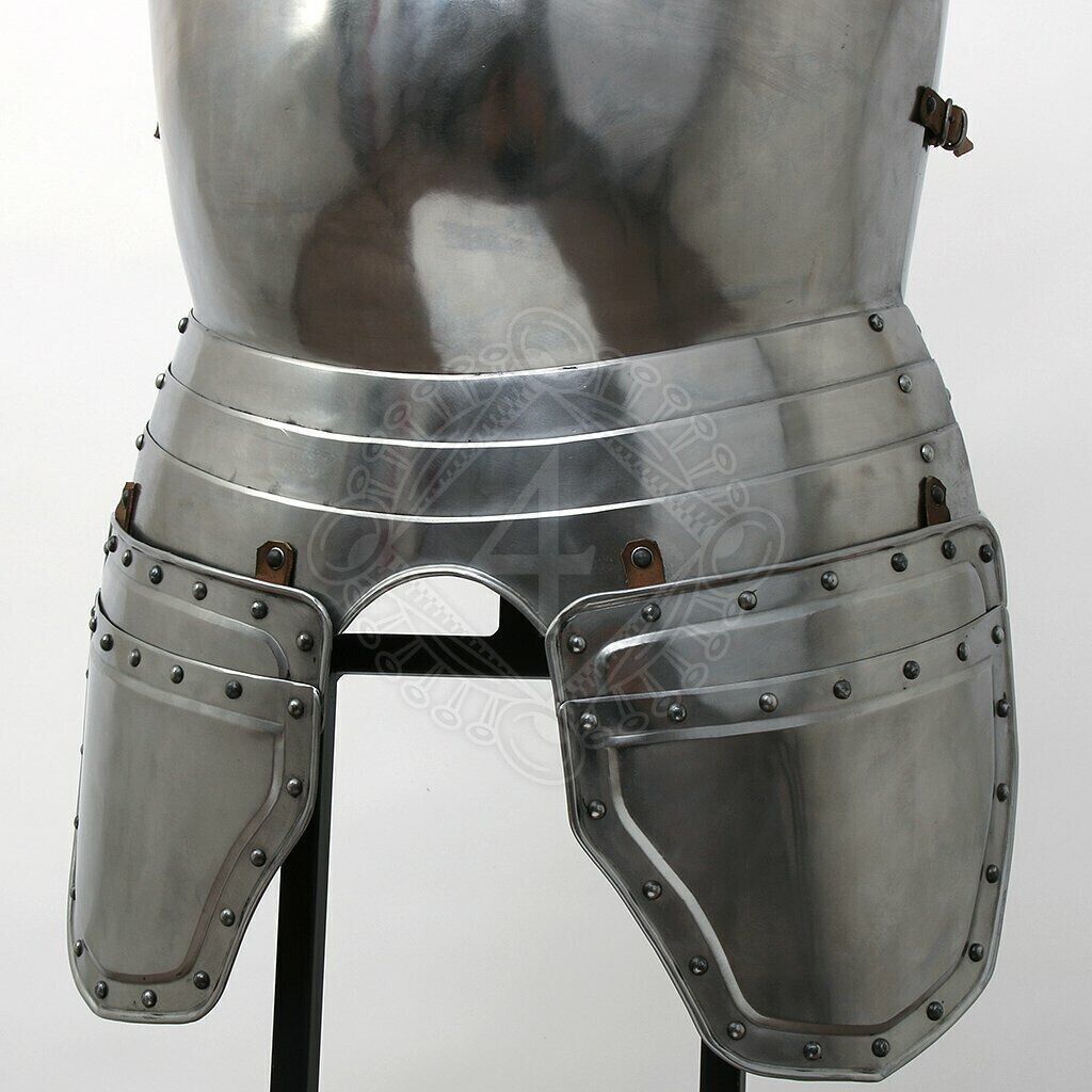 Medieval Larp Breastplate With Tassets Knight Breast Armor Metal Half ...