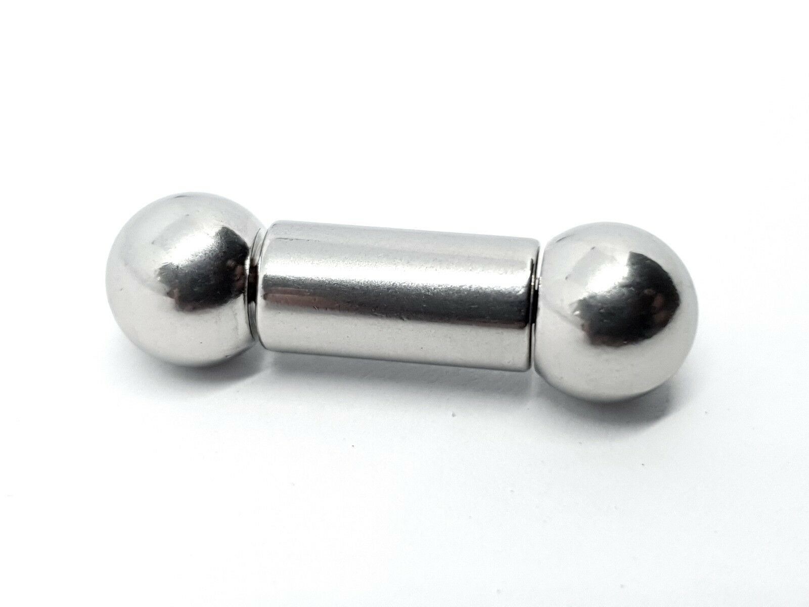 Piercing Bar 12mm LARGE Gauge Titanium 2g (6mm) 10mm Ball Prince Albert