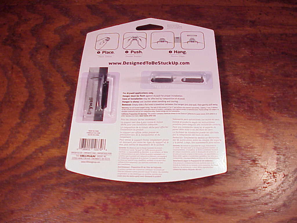 High and Mighty 20 40 Lbs ToolFree Wall Hanging Kit for Drywall, no