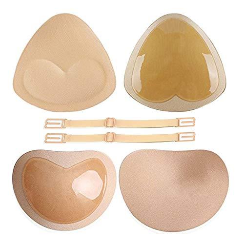 Adhesive Bra Inserts Lift Breast Pads Breathable Push Up Sticky Bra