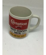 Carnation Hot Cocoa Mix Coffee Mug Cup Vintage Collectibles Unique Gift - $15.83