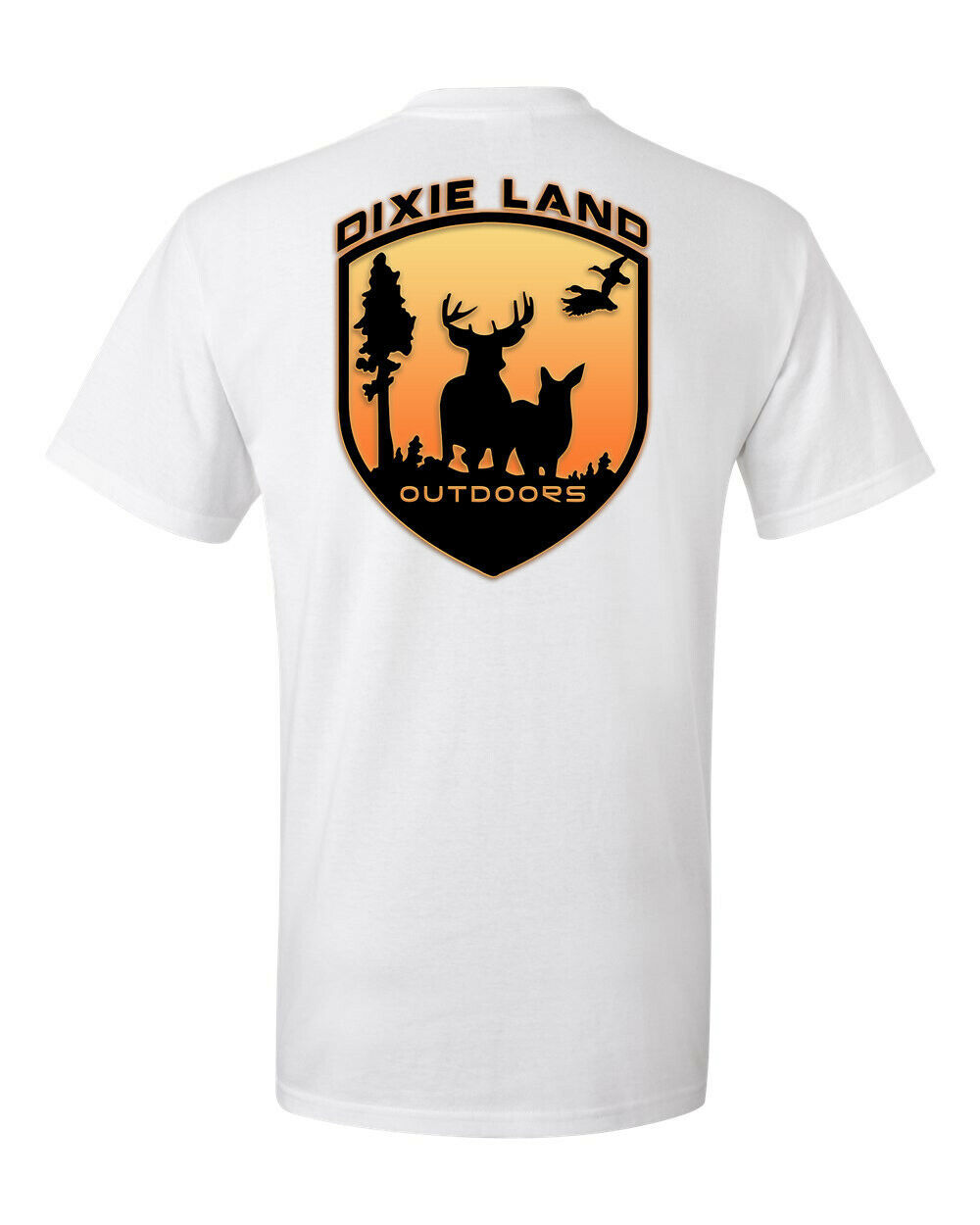 Buck Deer Hunting T shirt cotton short sleeve Dixie Land Outdoors archery hunter