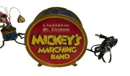 Vintage Mr. Christmas Mickey's Marching Band Music Animated Disney Musical Song image 2