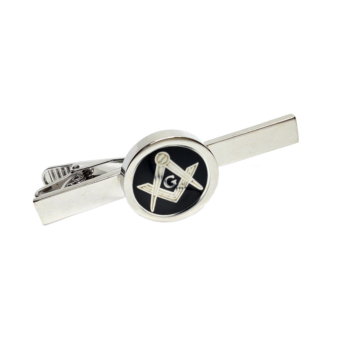 silver Masonic freemason with g Tie Clip / tie slide in gift box  tieclip, tie h
