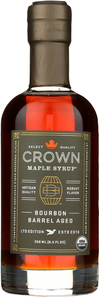 CROWN MAPLE: Maple Syrup Bourbon Barrel Aged, 8.5 fl oz (6 Pack ...