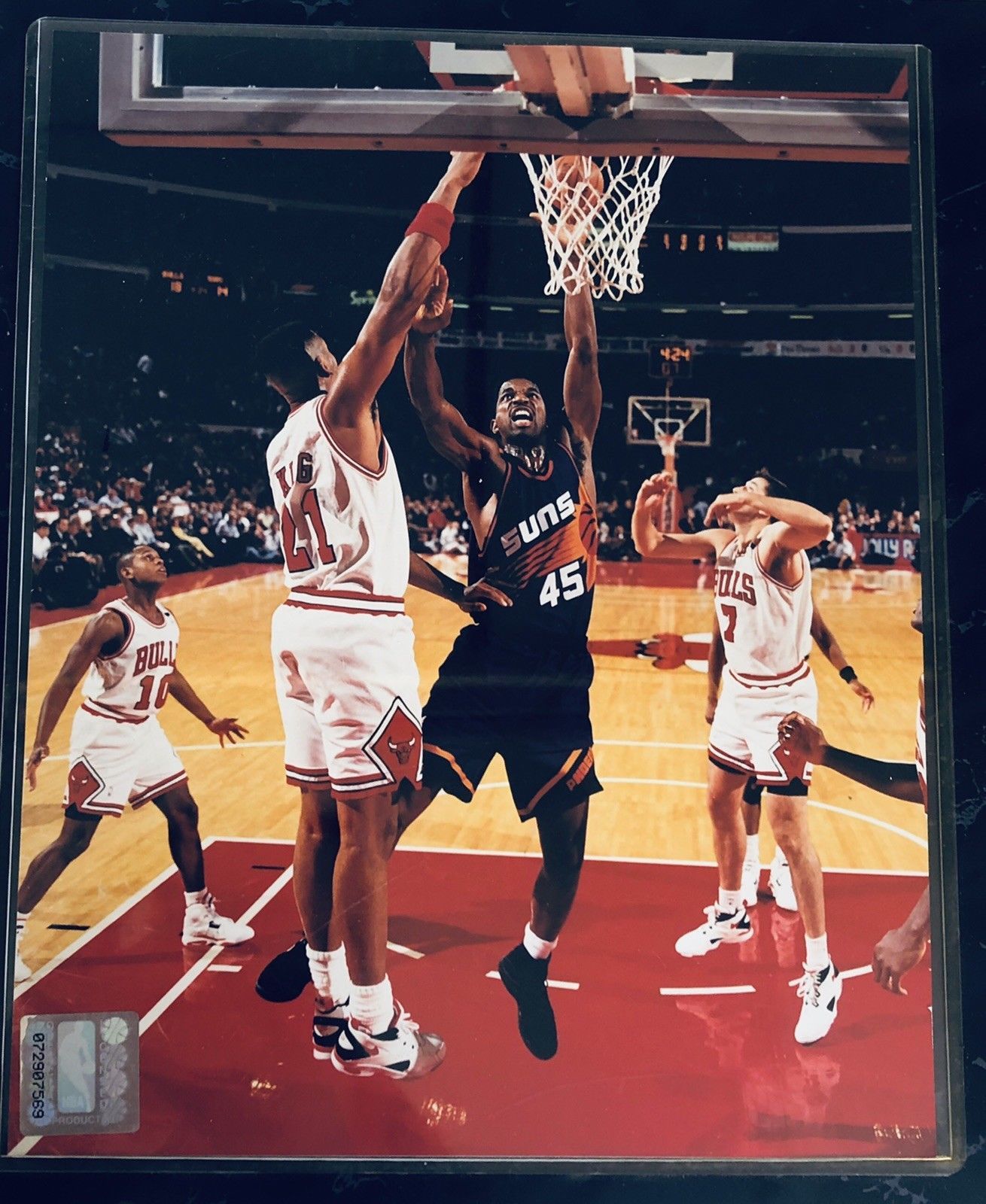 AC Green Phoenix Suns NBA Certified Photo Basketball Card