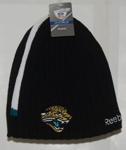 Reebok Onfield NFL Licensed Jacksonville Jaguars Black White Winter Cap image 1