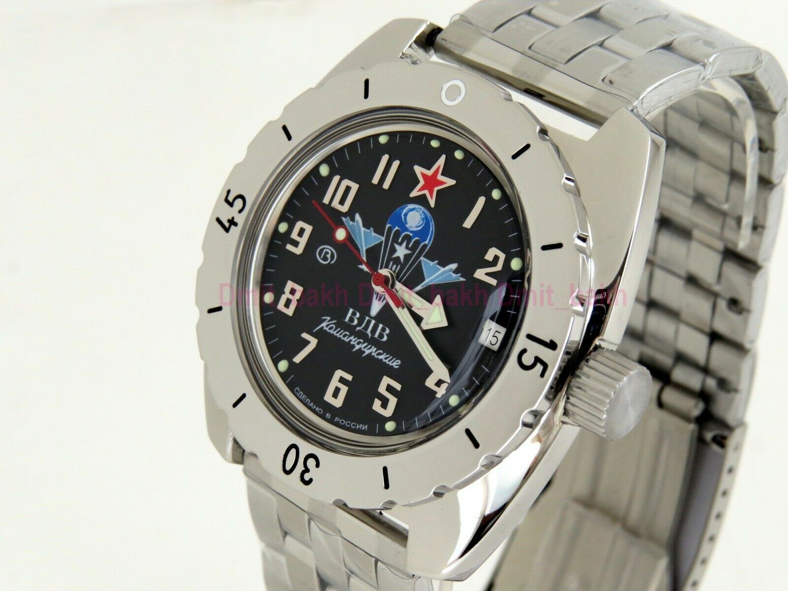 VOSTOK AMPHIBIAN AUTOMATIC WATCH RUSSIAN Military AMPHIBIA Paratrooper