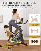 Pooboo Magnetic Resistance Indoor Cycling Bike, Belt Drive Indoor Exercise Bike image 4