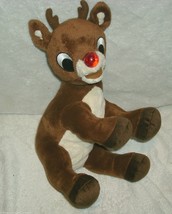 12" 2008 commonwealth rudolph red-nosed reindeer christmas stuffed animal - $13.99
