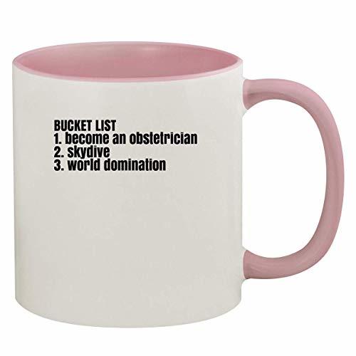 Funny Bucket List For An Obstetrician - 11oz Colored Inside & Handle Coffee Mug,