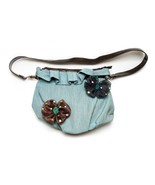 Handmade Recycled Materials Turquoise Purse Bag - $7.89