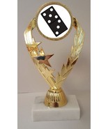 Domino Trophy 7-1/4&quot; Tall  AS LOW AS $3.99 each FREE SHIPPING T02N2 - $7.99+