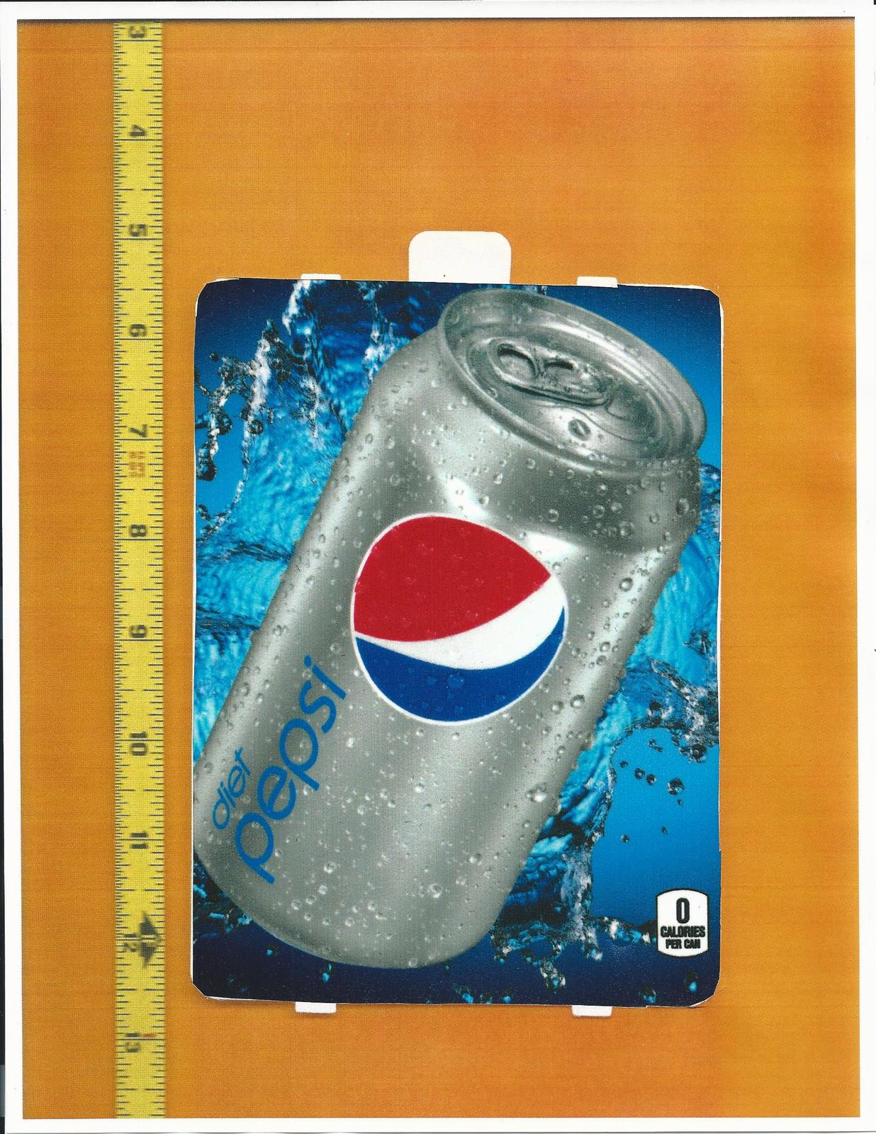 HVV Size Pepsi DIET 12 oz CAN Soda Vending Machine Flavor Strip Other