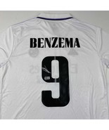 Autographed/Signed Karim Benzema Real Madrid 2022 White Jersey Beckett B... - $399.99