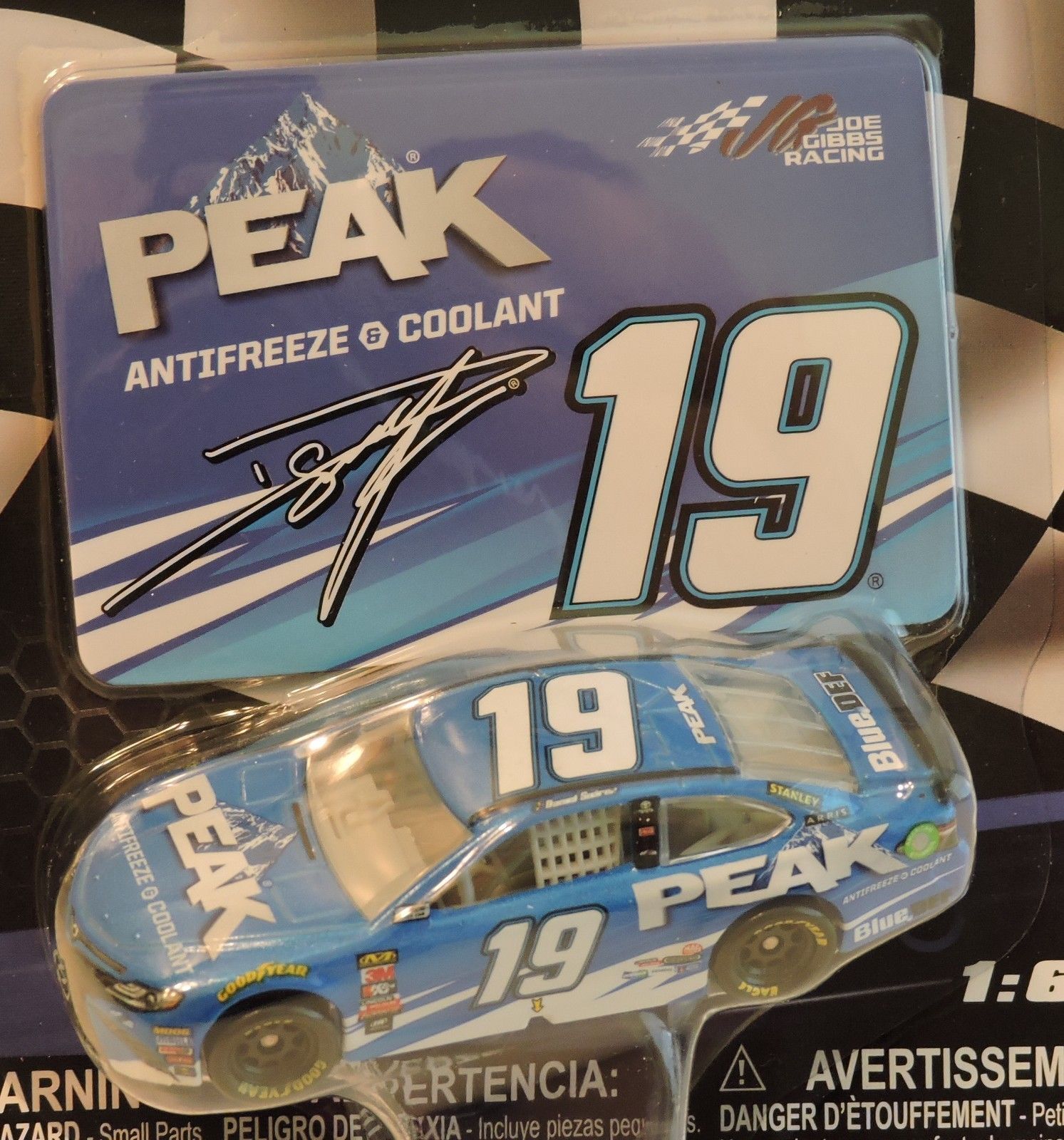 #19 DANIEL SUAREZ PEAK TOYOTA MAGNET 2018 WAVE-6 NASCAR AUTHENTICS 1/64 