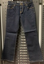NWT CRAZY 8 Girls Size 8 Reg Denim BOOTCUT Jeans Pants Adjustable Waist ... - $8.99
