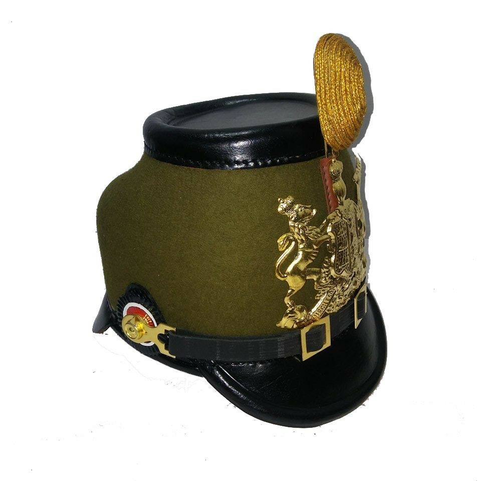 Prussian Shako Helmet For Officer Ranks Of The Jager Batallion Shako 