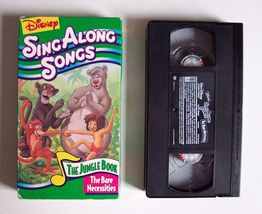 DISNEY Sing Along Songs THE JUNGLE BOOK The Bare Necessities VHS 1994 ...