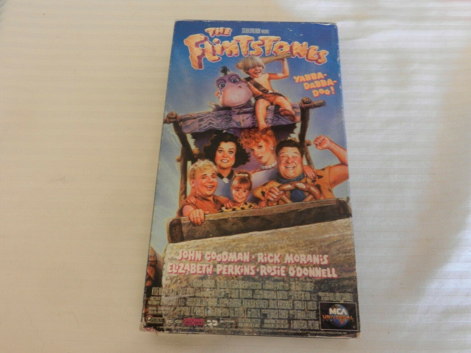 The Flintstones (VHS, 1994) Rick Moranis, John Goodman, Elizabeth ...