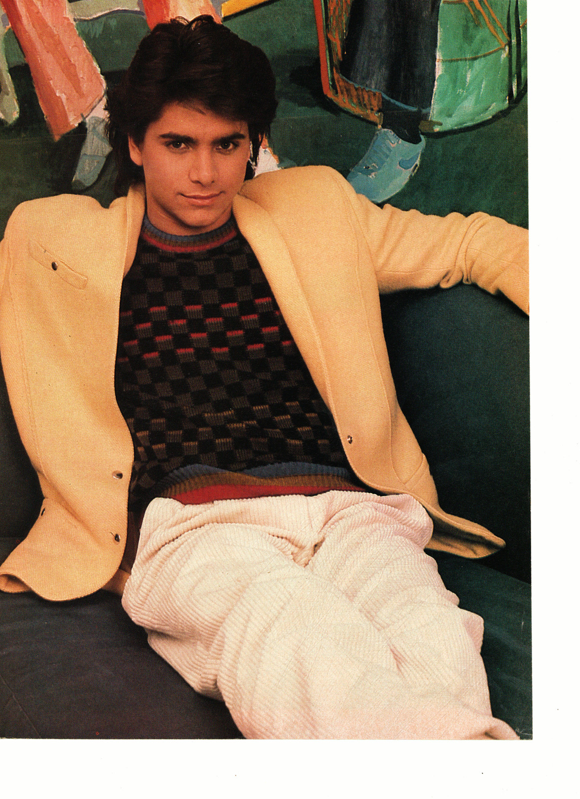 John Stamos Tom Cruise Teen Magazine Pinup Clipping Full House Netflix Bop Clippings