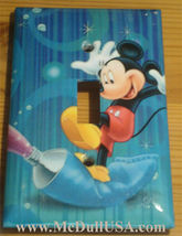 Mickey Mouse Color Painting Light Switch Outlet wall Cover Plate Home Decor image 4