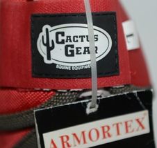 Cactus Gear ARMORTEX Large Red Axiom No Turn Bell Boots Horse image 6