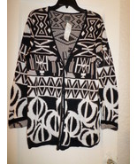CHICO'S BOWLS REFLECTION CARDIGAN SWEATER NWT CHICO'S 2 M/L - $25.00