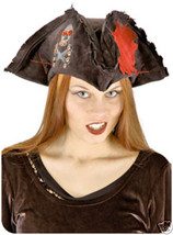 Tattered Pirate Hat Evil Pirate Blackbeard - New!!!!!!! - $23.05