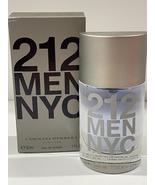 212 MEN NYC by CAROLINA HERRERA 1 OZ. eau de toilette spray for men- SLI... - $31.99