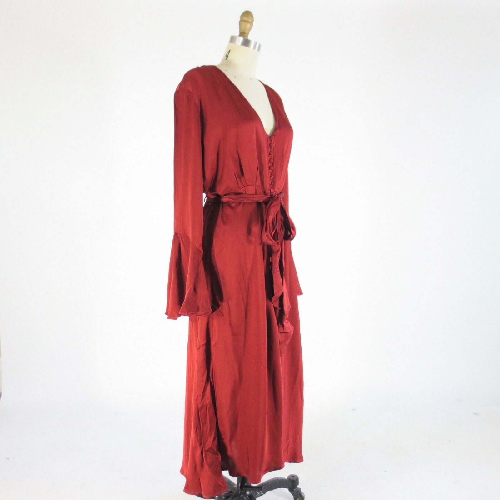 ghost burgundy dress