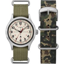 Timex Men's Timex x Todd Snyder Military Silver Olive Watch - $118.00