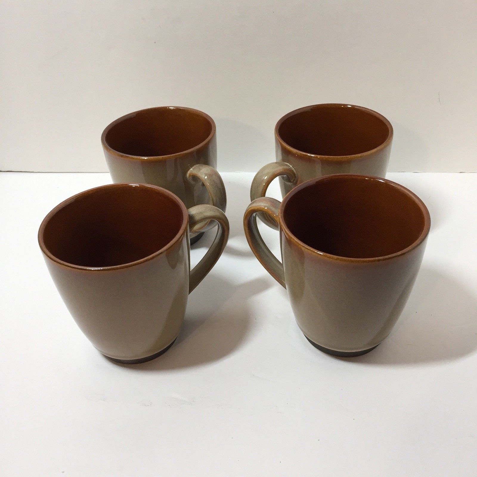 Set Of 4 Sango Nova Brown Coffee Tea Mugs And 16 Similar Items