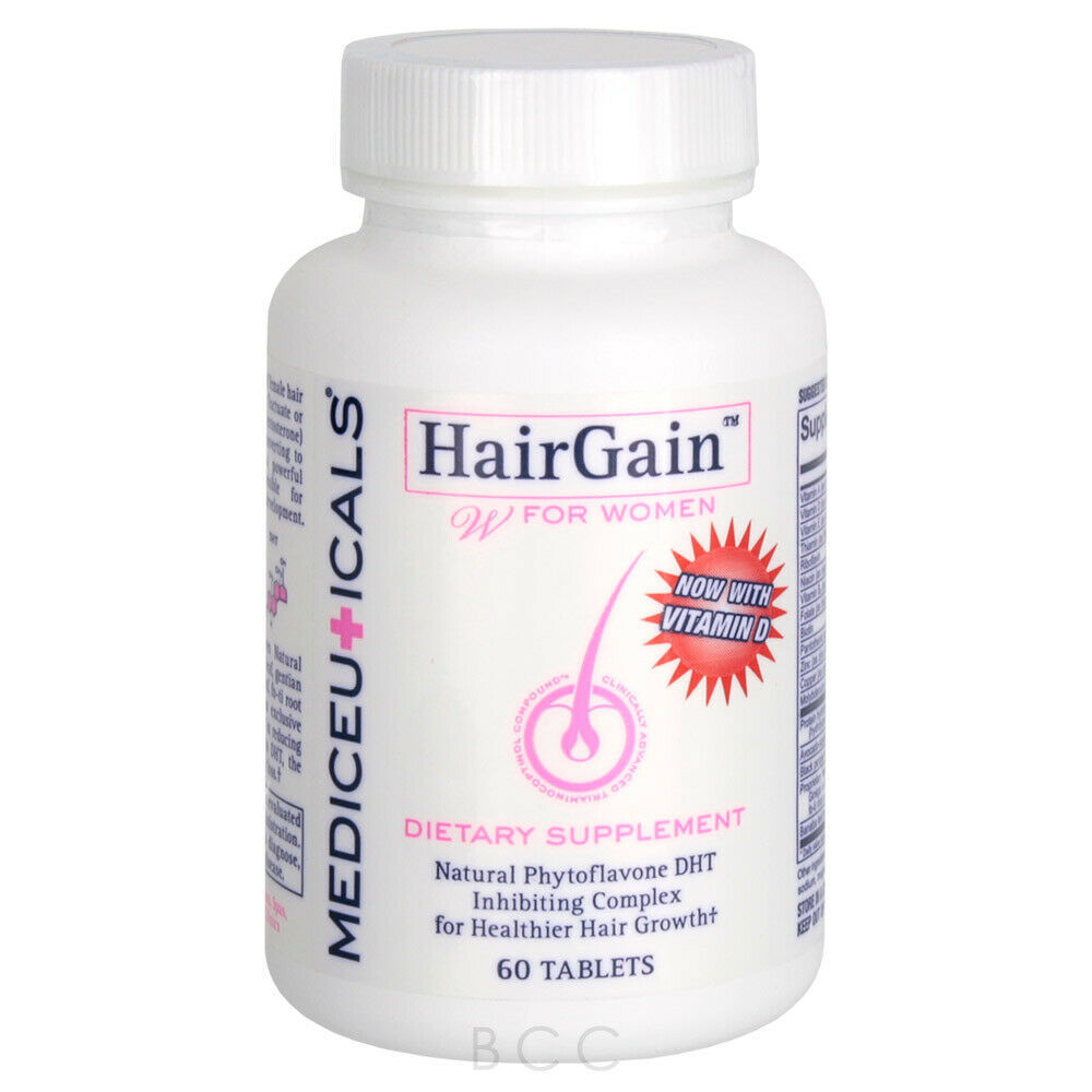 Mediceuticals Hair Gain Supplement for Women 60 tablets hair and nail