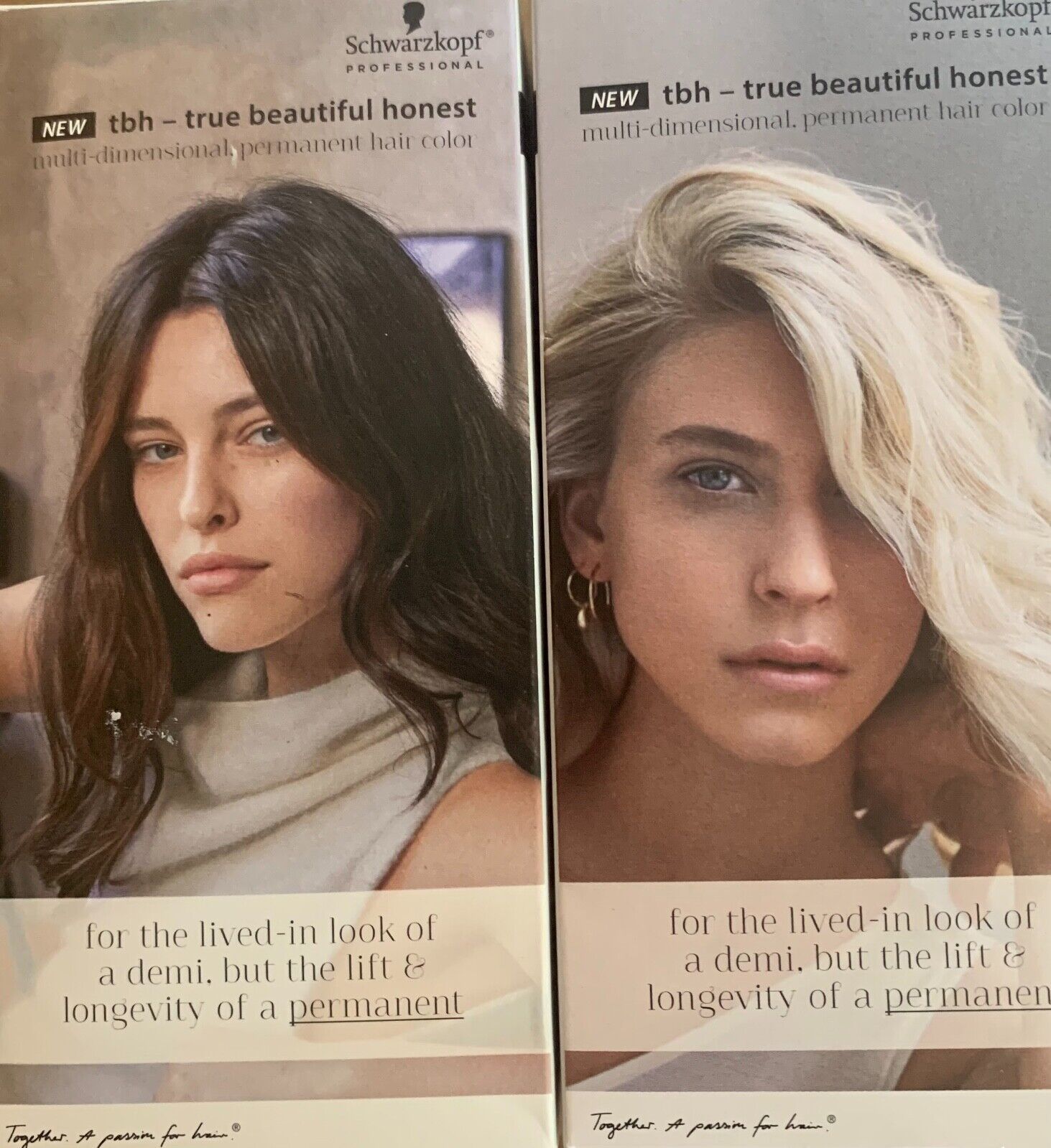 Schwarzkopf TBH Permanent Hair Color Set (choose your color) Hair Color