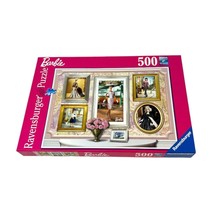 500 piece Jigsaw Puzzle Barbie Paris Fashion Ravensburger 19 1/3 x 14 1/4 - $12.84